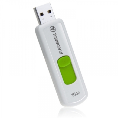 Transcend 16Gb JetFlash 530 White/Green USB накопитель