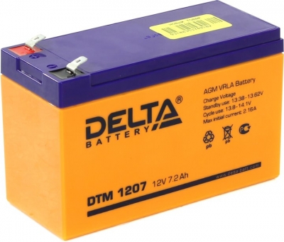 ����������� ��� ��� Delta DTM 1207 12V 7.2Ah