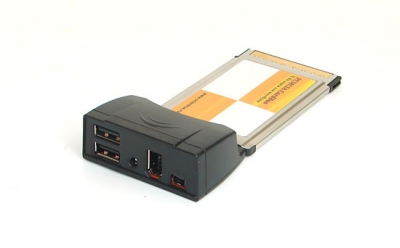 Orient combo USB2.0 2 port + IEEE1394a Adapter PCMCIA