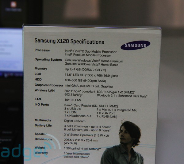 ������������ �������� Samsung X120, X420 � X520