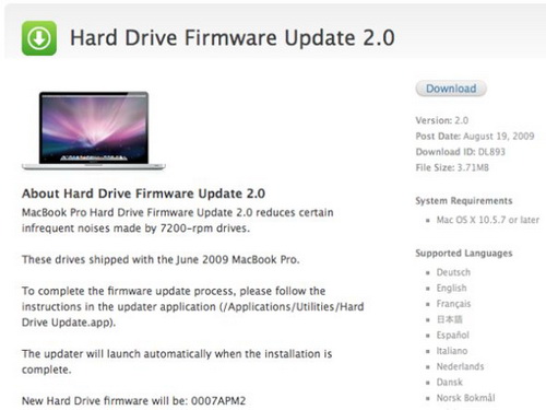Apple ��������� ����� �������� ��� MacBook Pro